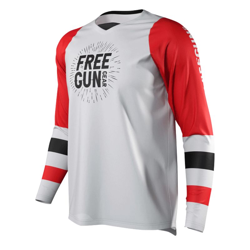 Image of Maillot cross Shot by Freegun DEVO LOAD RED 2022