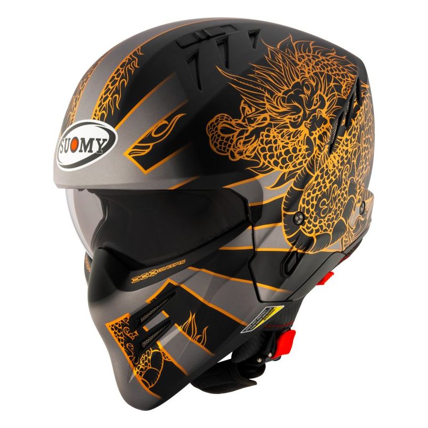 Casque modulable Suomy ARMOR - DRAGON MATT