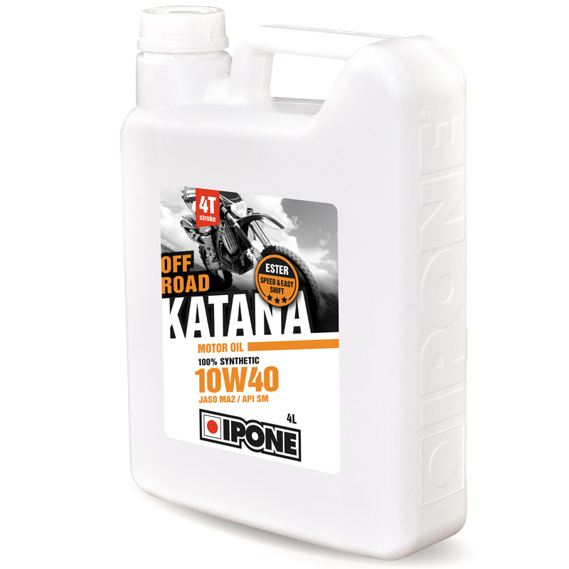 Image of Huile moteur Ipone KATANA OFF-ROAD - 10W40 100% synthése - 4 LITRES