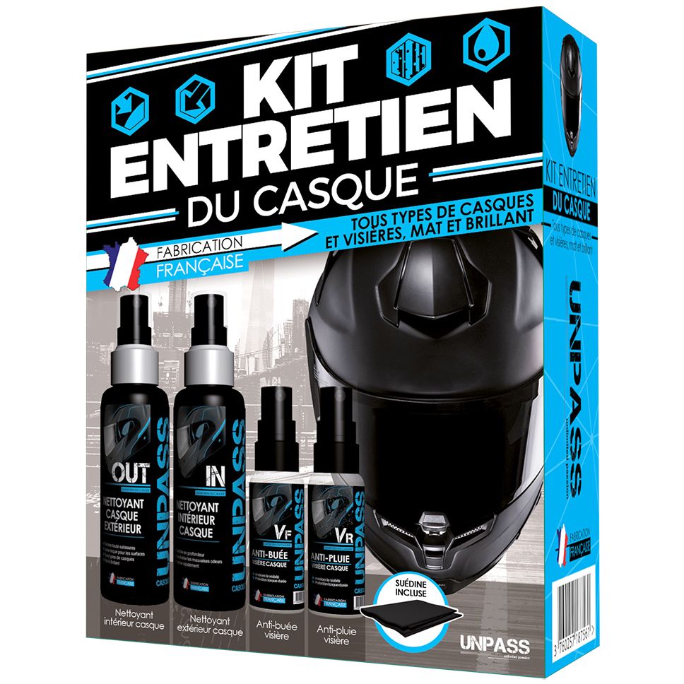 Nettoyant casque Unpass Kit casque
