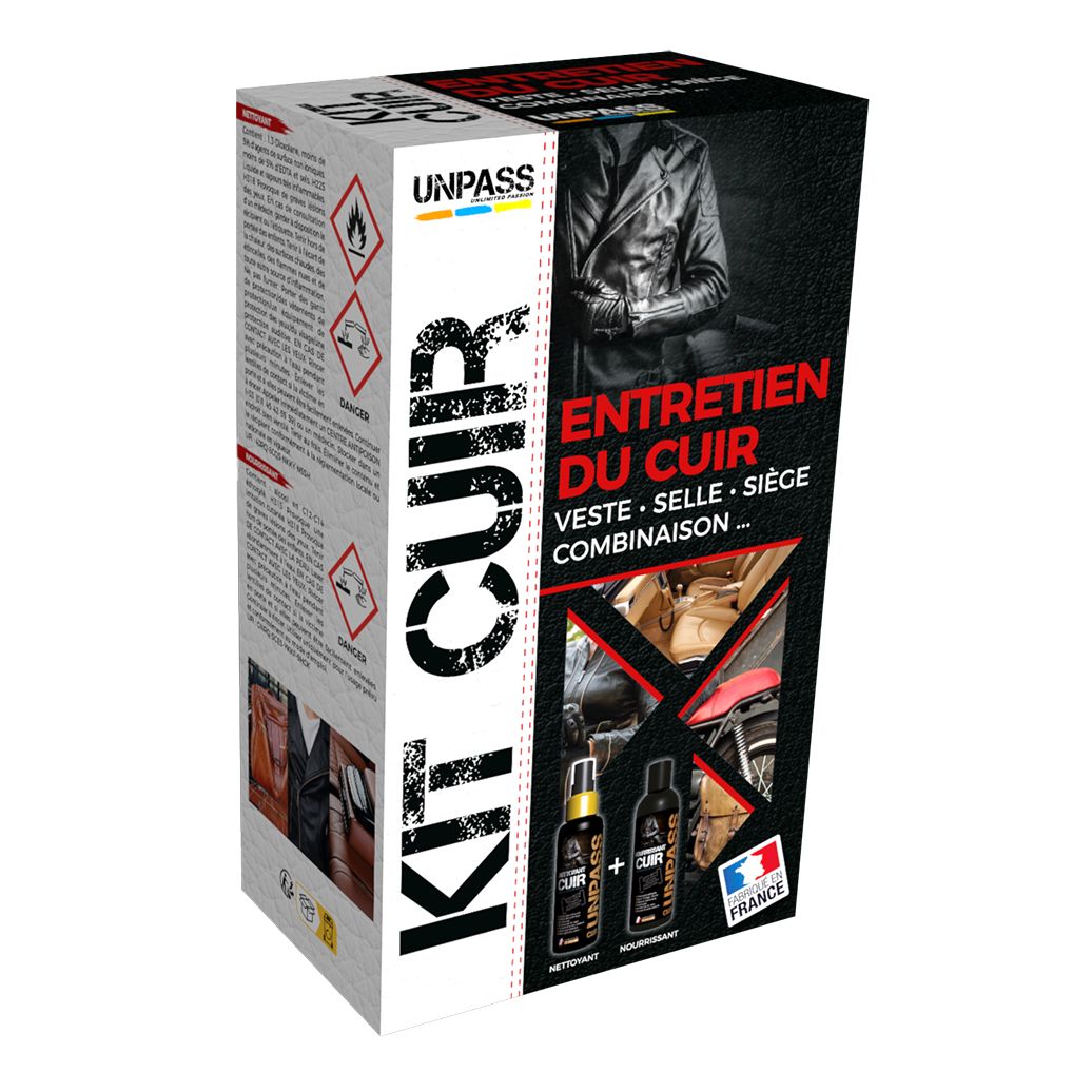 Nettoyant cuir Unpass Kit cuir