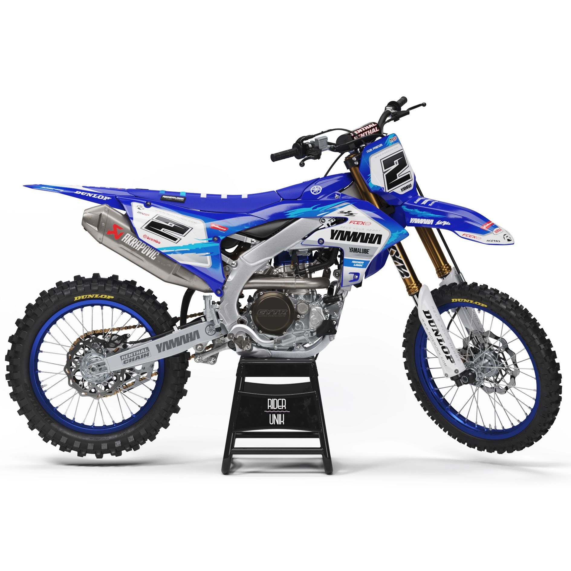 Kit déco RiderUnik DINERO WHITE