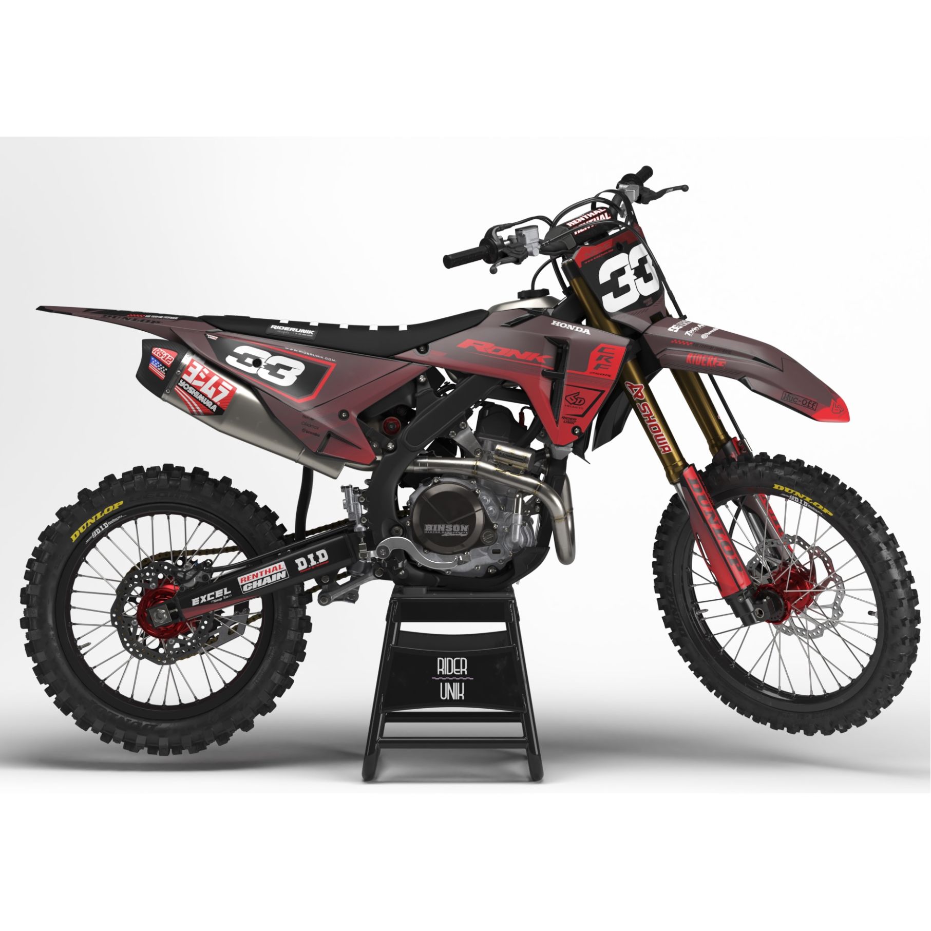 Kit déco RiderUnik TALKBLACK