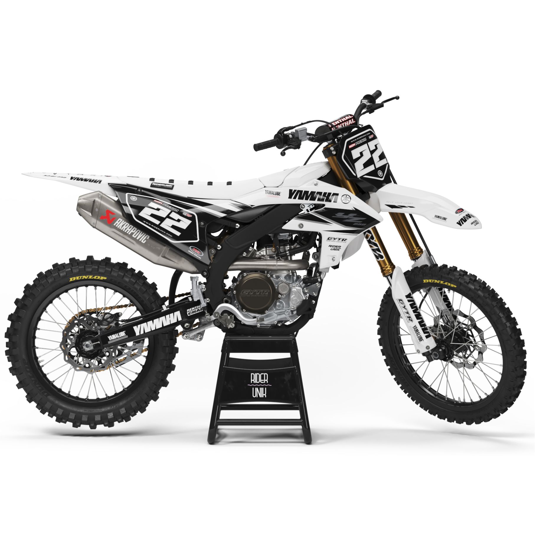 Kit déco RiderUnik LOC25 WHITE