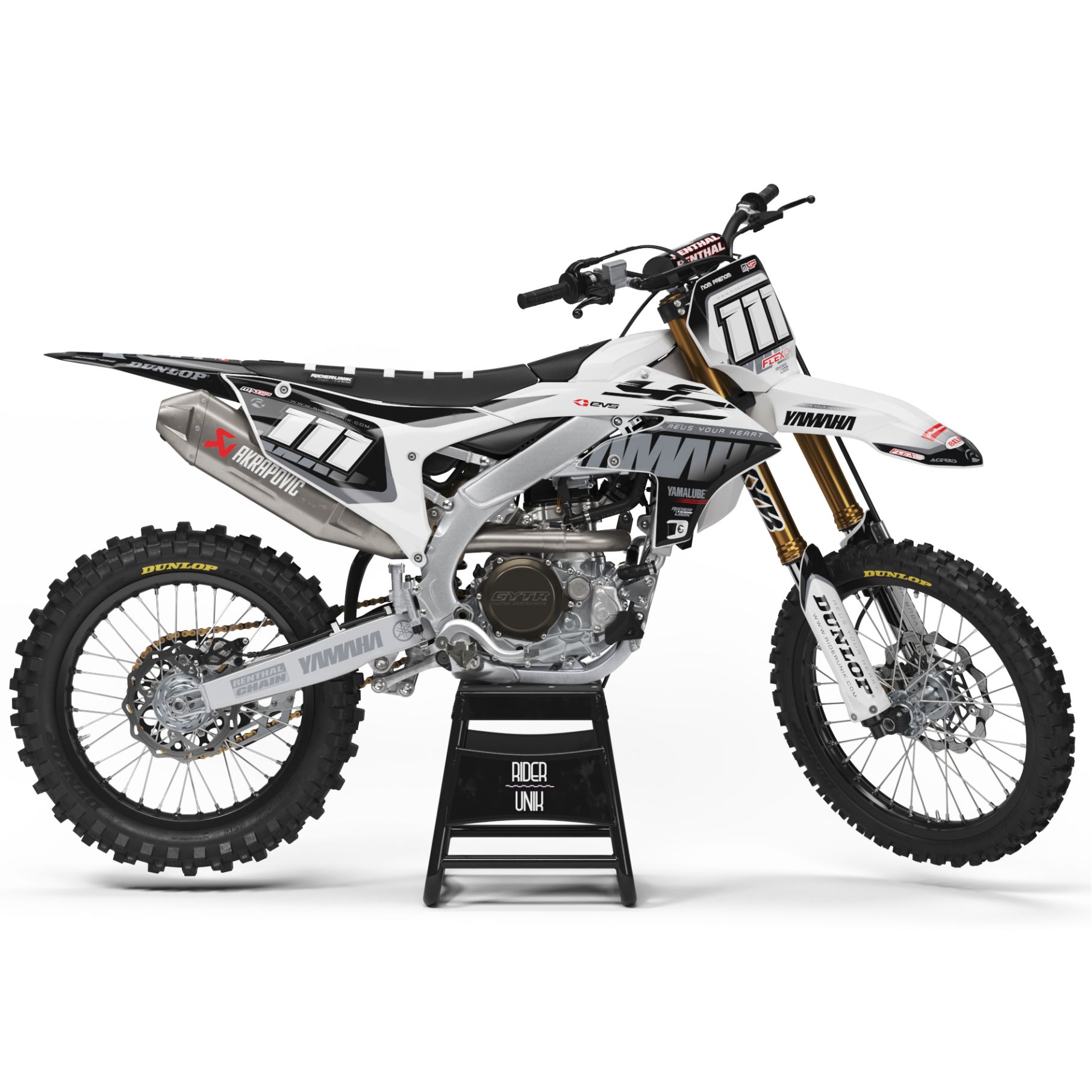 Kit déco RiderUnik PAZZI WHITE