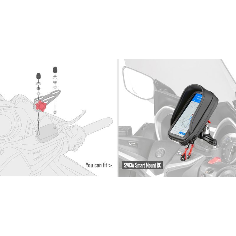 Image of Support Givi POUR SMART MOUNT RC S903A, S904B