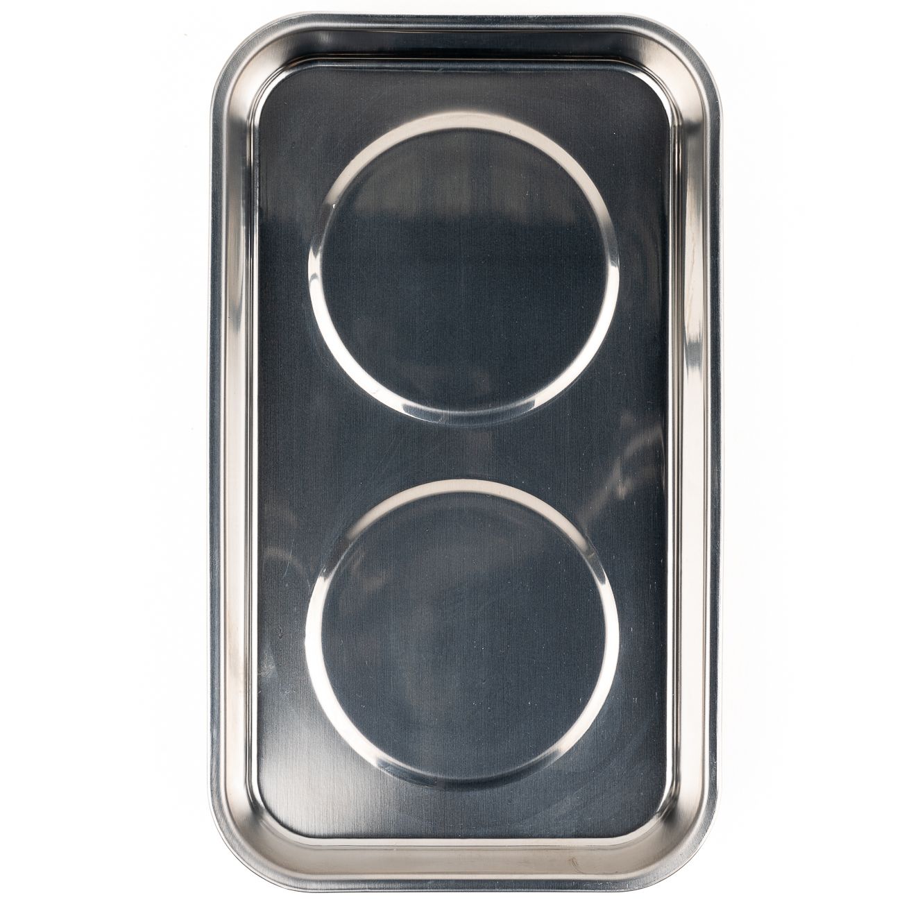 Plateau KOOROOM magnetique acier inoxydable 23,5x13,5cm