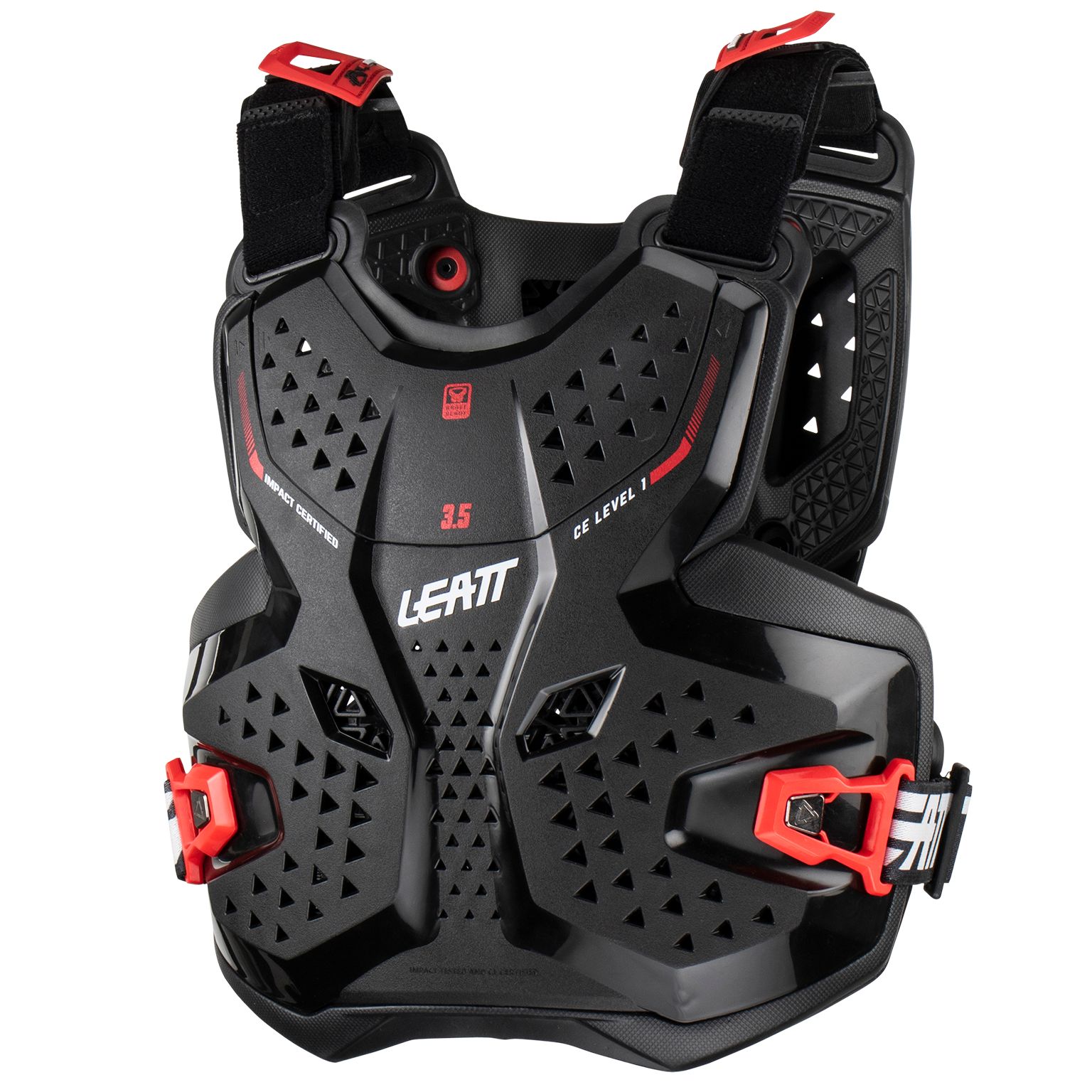 LEATT Pare pierre Leatt 3.5 JUNIOR — noir et rouge