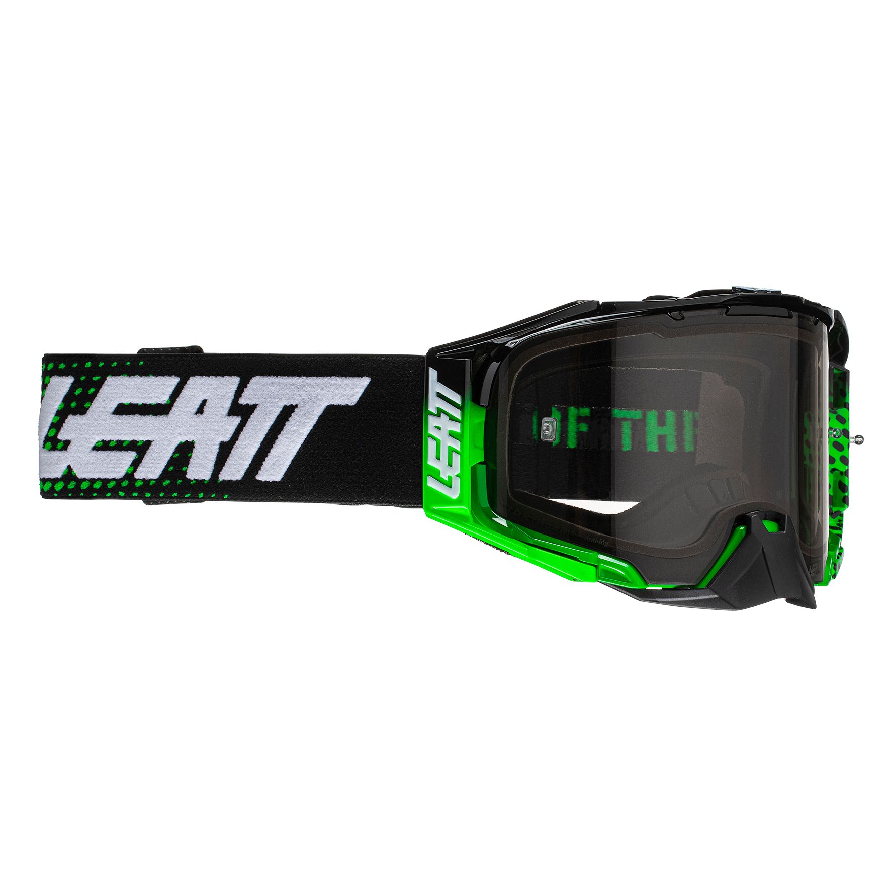 Image of Leatt Velocity 6.5 Neon Lunettes de motocross Vert unique taille