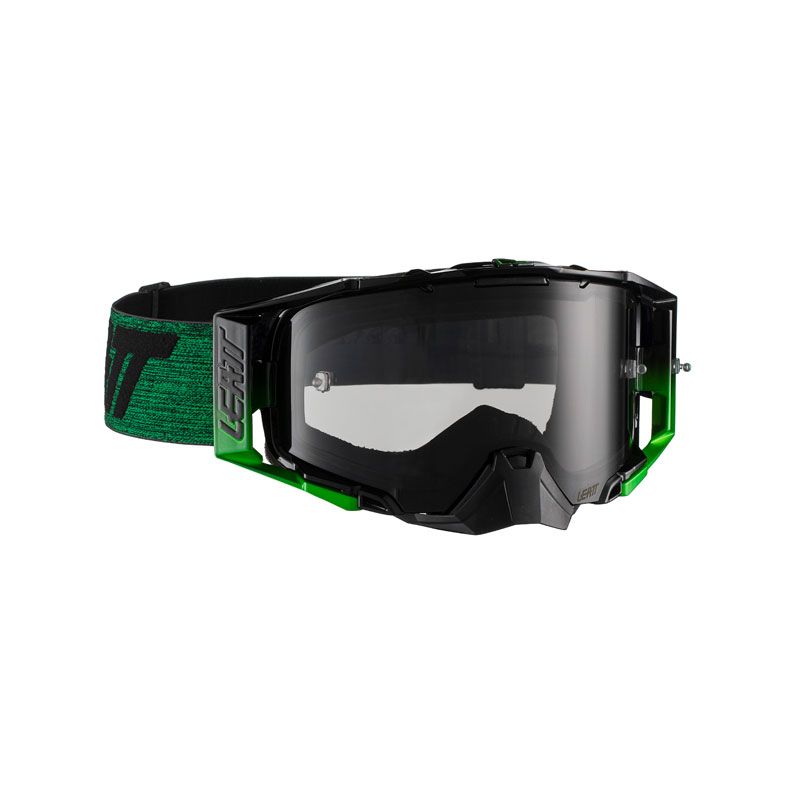 Image of Leatt Velocity 6.5 Masques de motocross Noir Vert unique taille