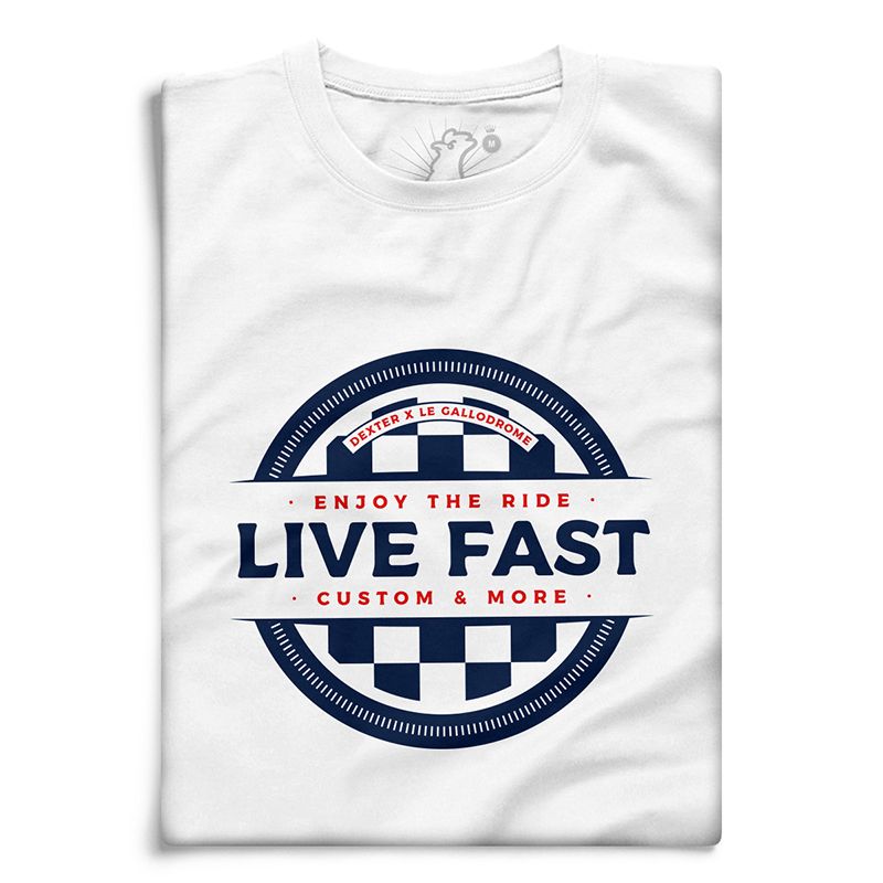 Image of T-Shirt manches courtes Le Gallodrome LIFE FAST