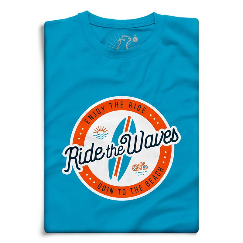 Image of T-Shirt manches courtes Le Gallodrome RIDE THE WAVES