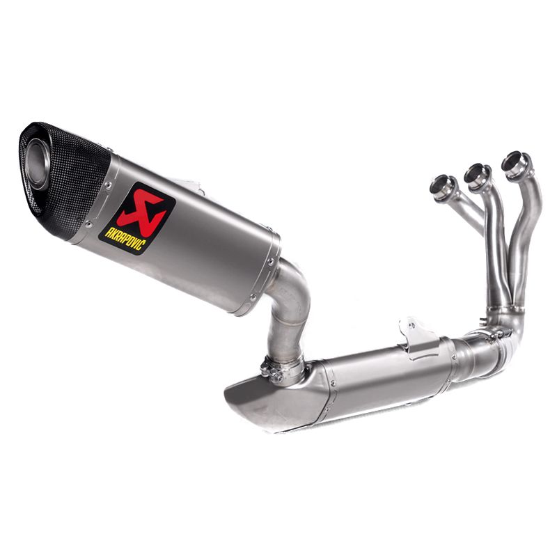 Ligne Complète Akrapovic Racing titane Embout carbone