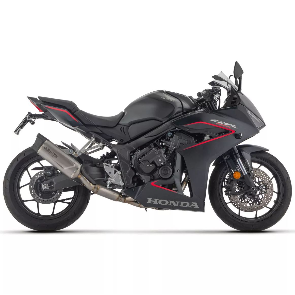 Ligne Complète Arrow INDY RACE EVO NOIR EMBOUT CARBONE