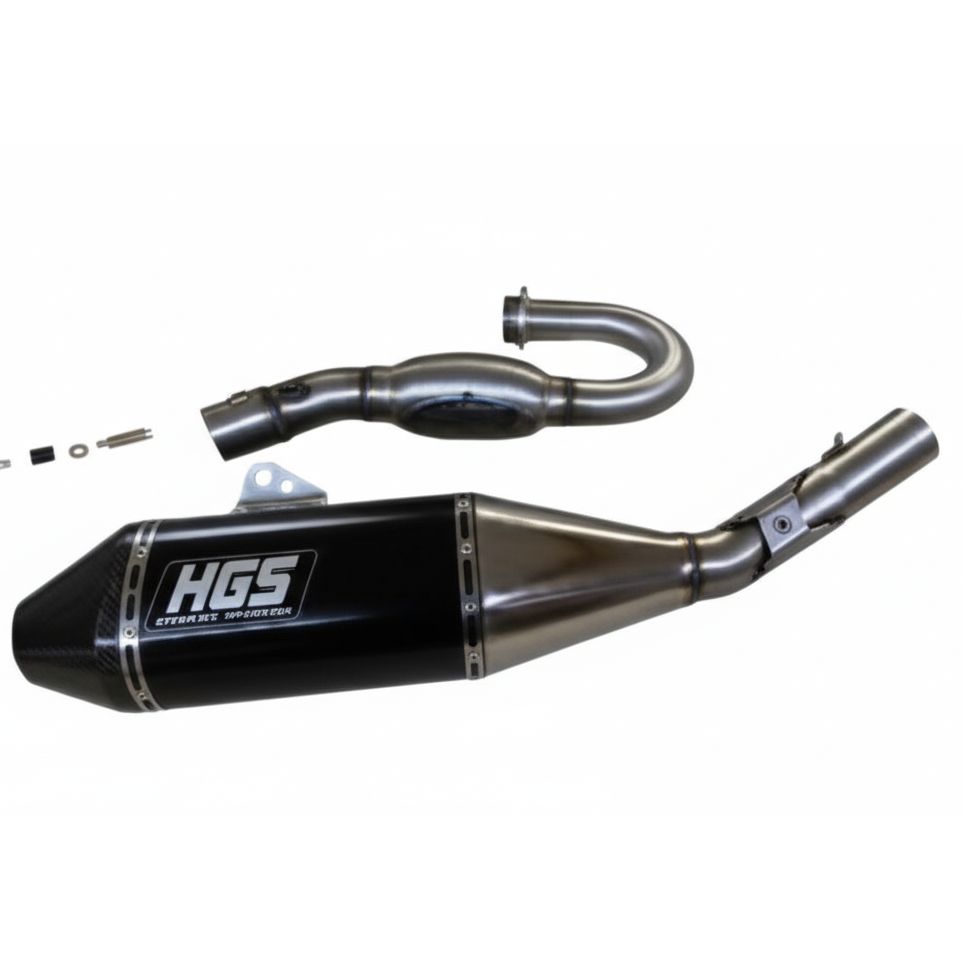 HGS ALU Black Carbon complete exhaust