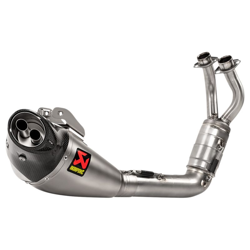 Ligne Complète Akrapovic Racing titane Embout carbone