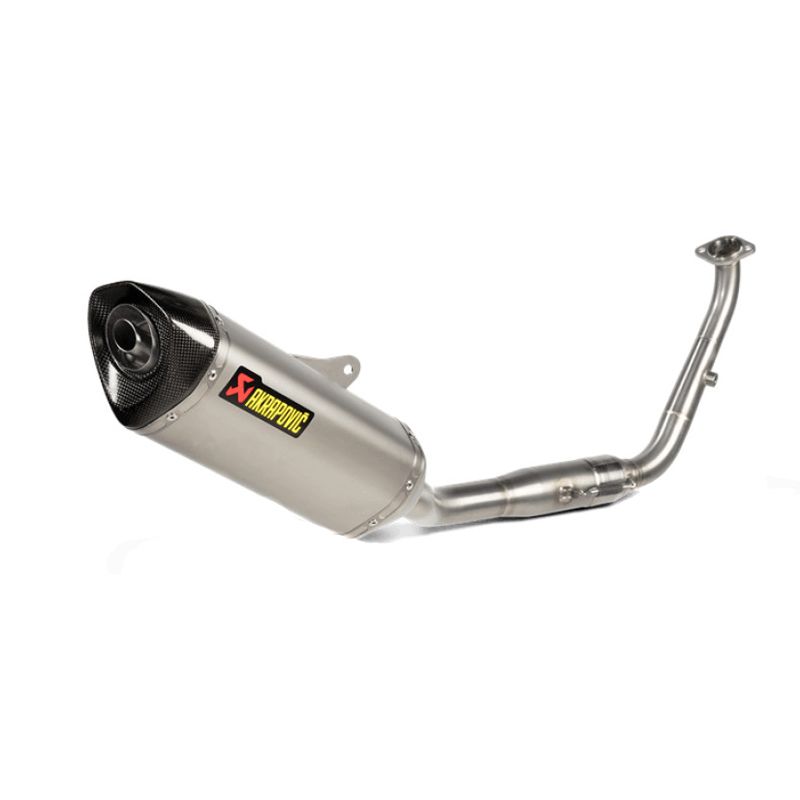 Ligne Complète Akrapovic Racing Titane embout carbone