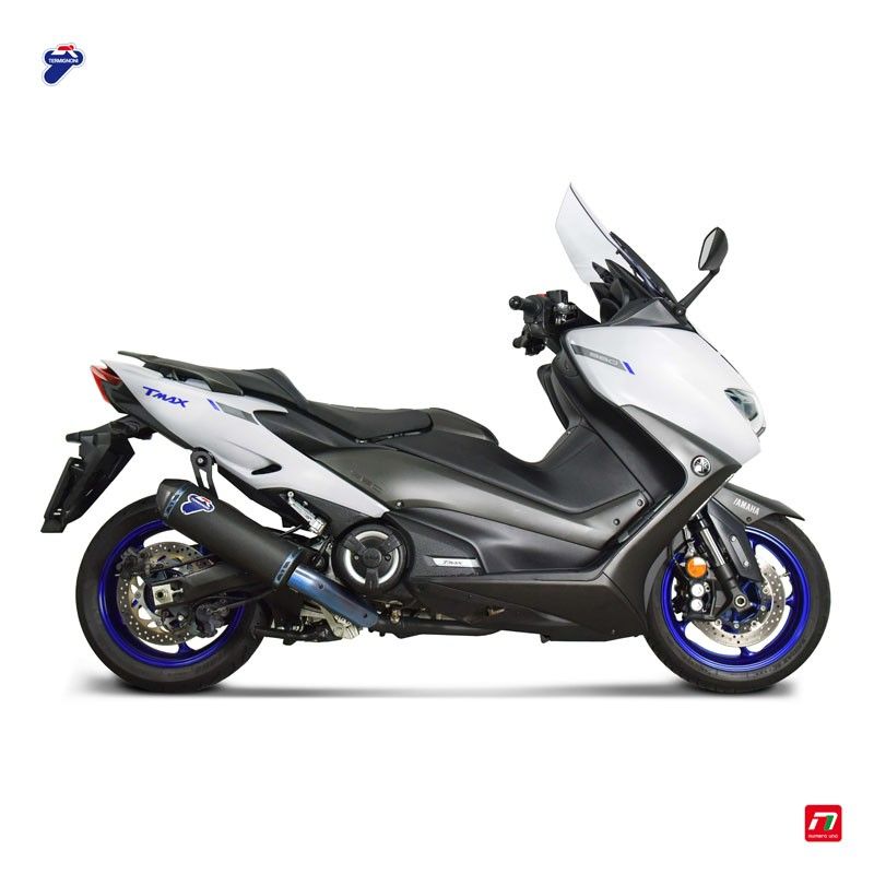 Ligne Complète Termignoni RACING BLACK EDITION COLLECT. 2-1 INOX NOIR & SILENCIEUX TITANE NOIR-CARBONE