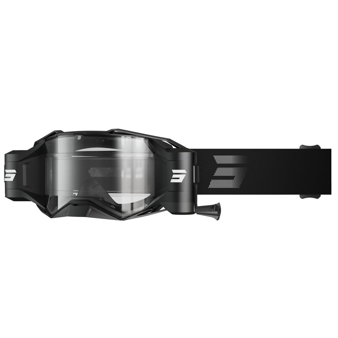 Masque cross Shot LITE - ROLL OFF - CALM BLACK_MATT