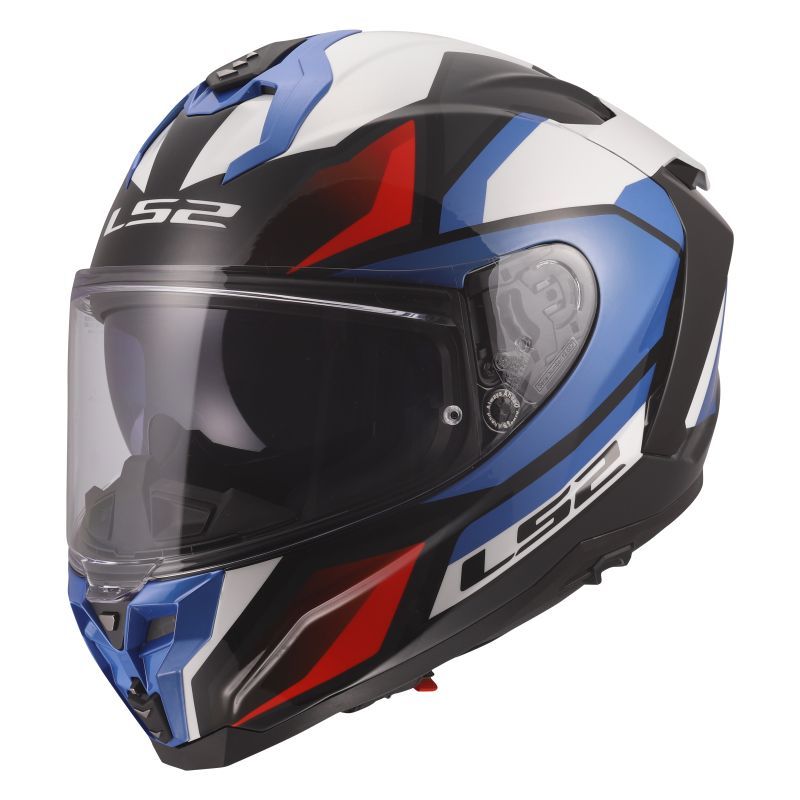 LS2 Casque intégral LS2 FF817 CHALLENGER II- VIPER — bleu, rouge et blanc