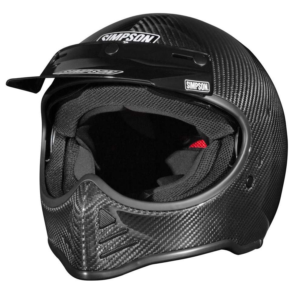 Casque intégral Simpson M52 SOLID CARBON