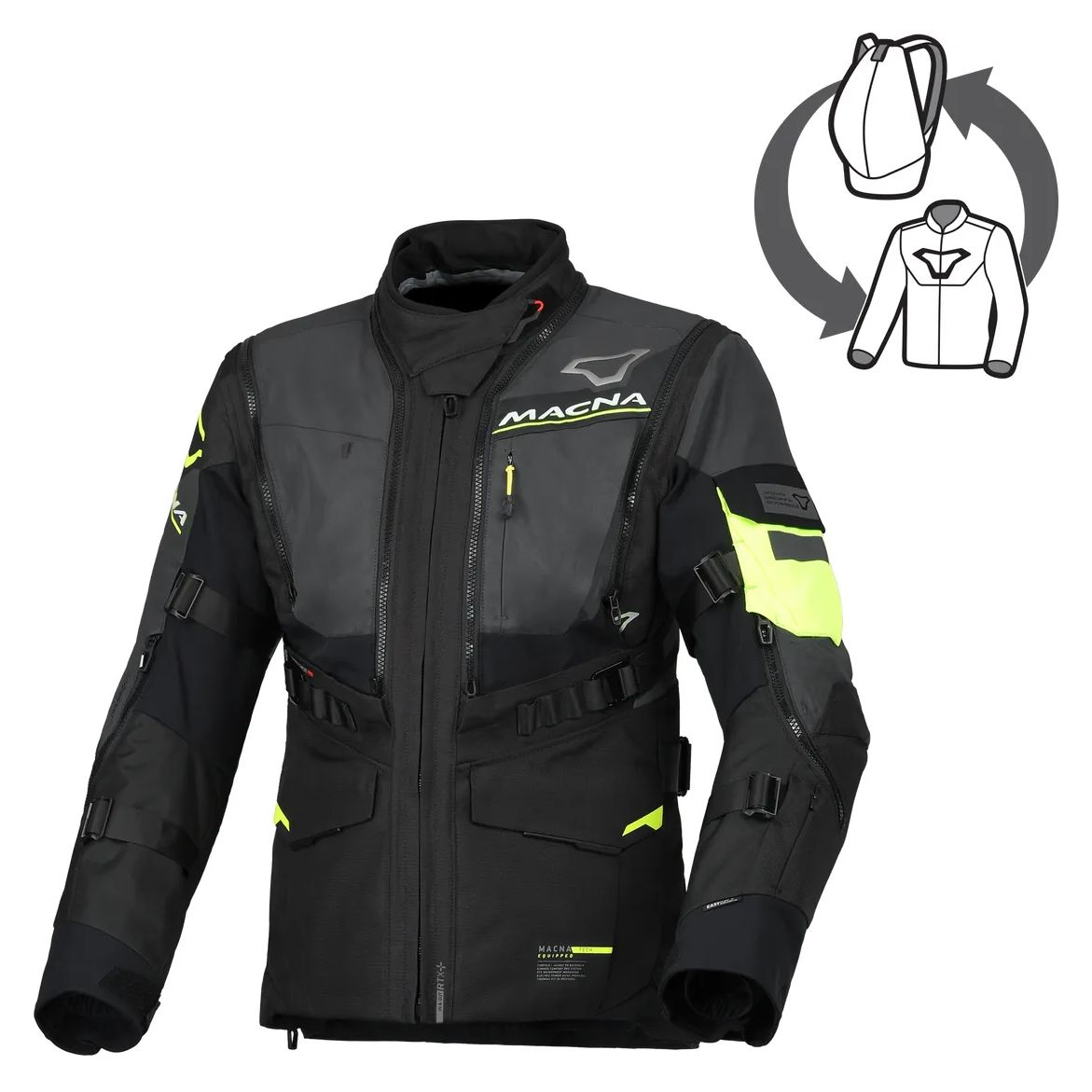 Veste Moto Macna FLEXODUS NIGHT EYE - FEMME