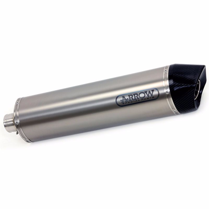 Silencieux Arrow Titane Maxi race-tech embout carbone