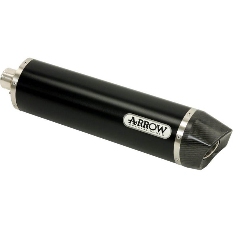 Silencieux Arrow Alu dark Maxi race-tech embout carbone