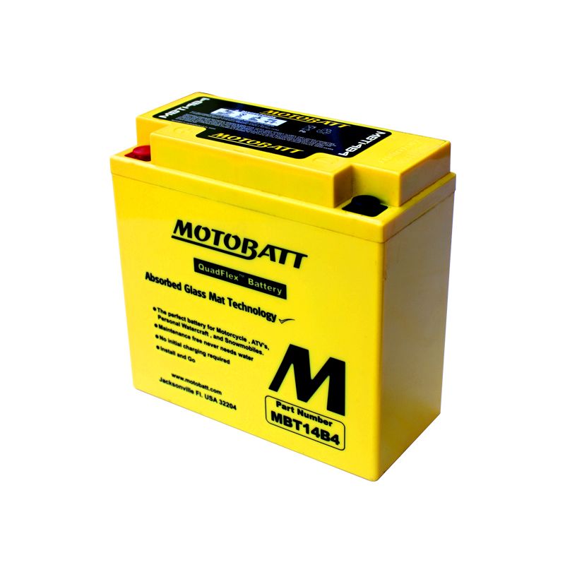 Image of Batterie Motobatt MBT14B4 (YT14B-BS/YT14B-4)
