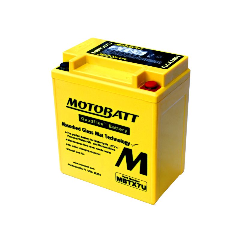 Image of Batterie Motobatt MBTX7U (YTX7L-BS)