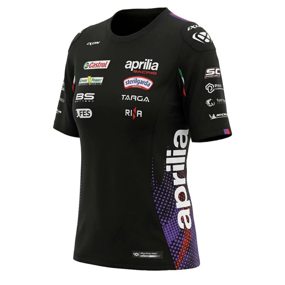 T-Shirt manches courtes Ixon TSL APRILIA 26 REPLICA FEMME