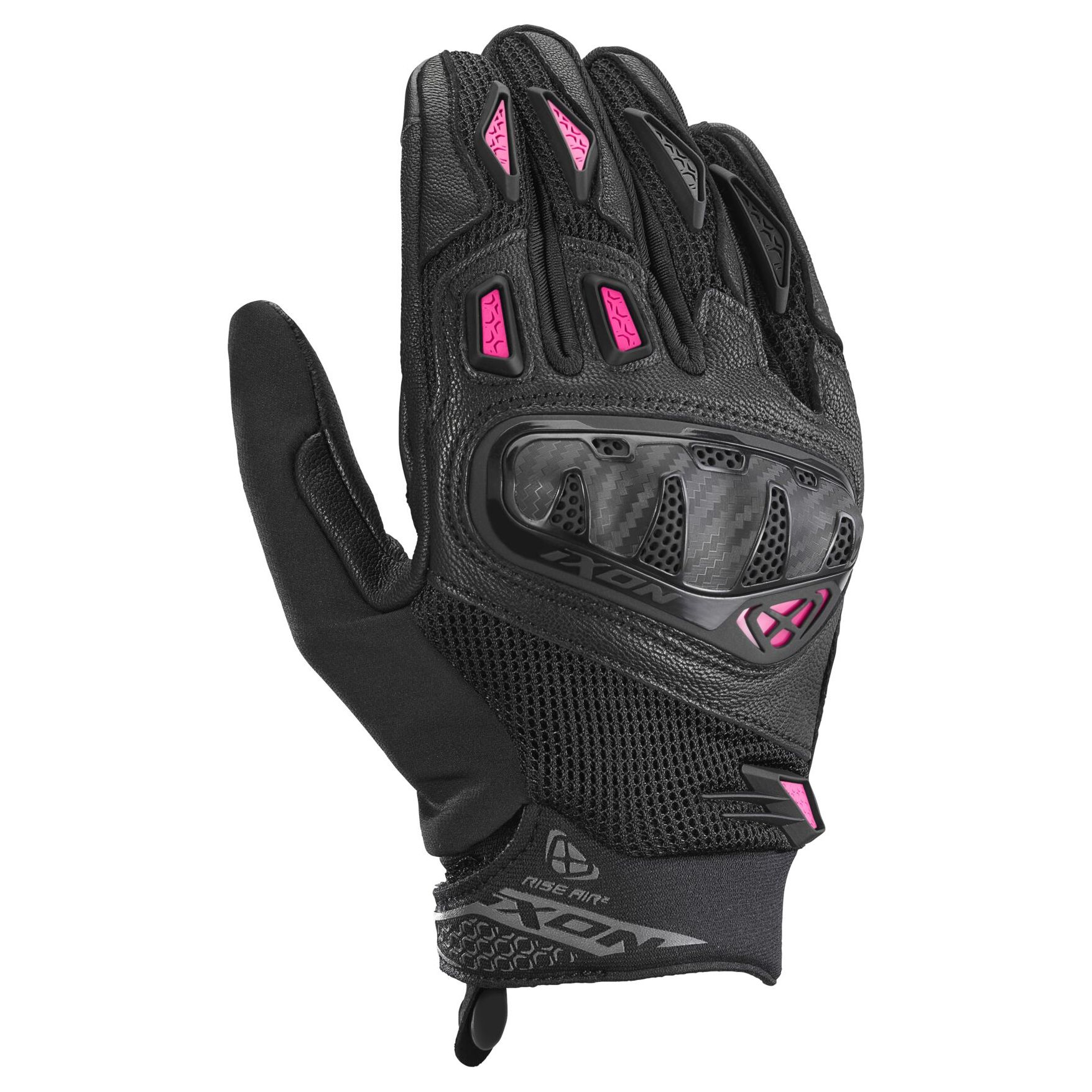 IXON Gants Ixon RISE AIR 2 LADY — noir et rose