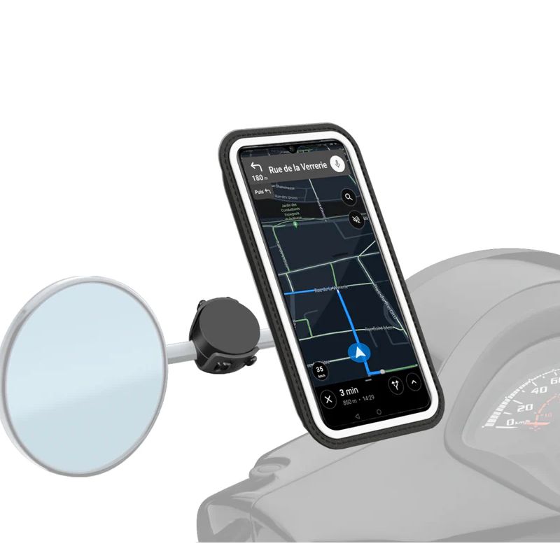 Support Smartphone Shapeheart RETROVISEUR SMARTPHONE MAGNETIQUE SCOOTER XL