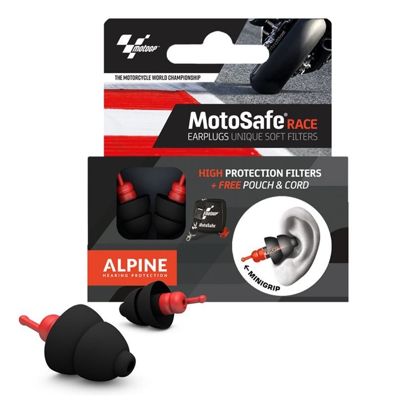 Protections auditives ALPINE MOTOSAFE RACE MOTOGP