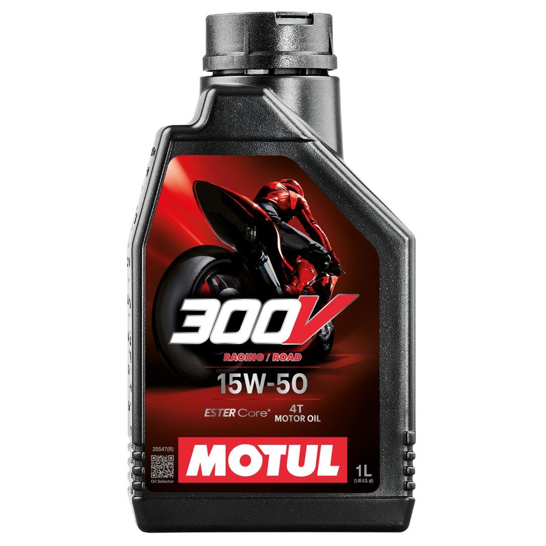 Huile moteur Motul 300V Road Racing 15W50 1L