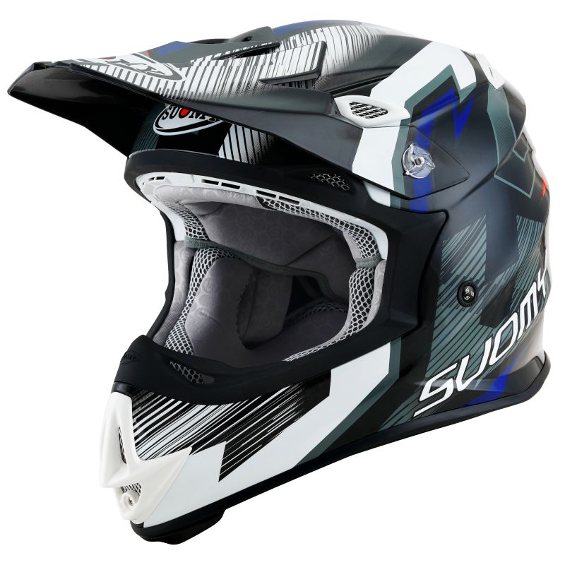 Image of Casque cross Suomy MR JUMP - UNLEASHED - BLACK/RED 2022