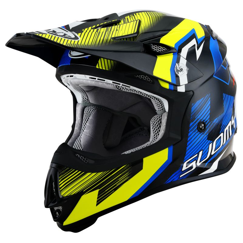 Image of Casque cross Suomy MR JUMP - UNLEASHED - BLUE/RED 2022