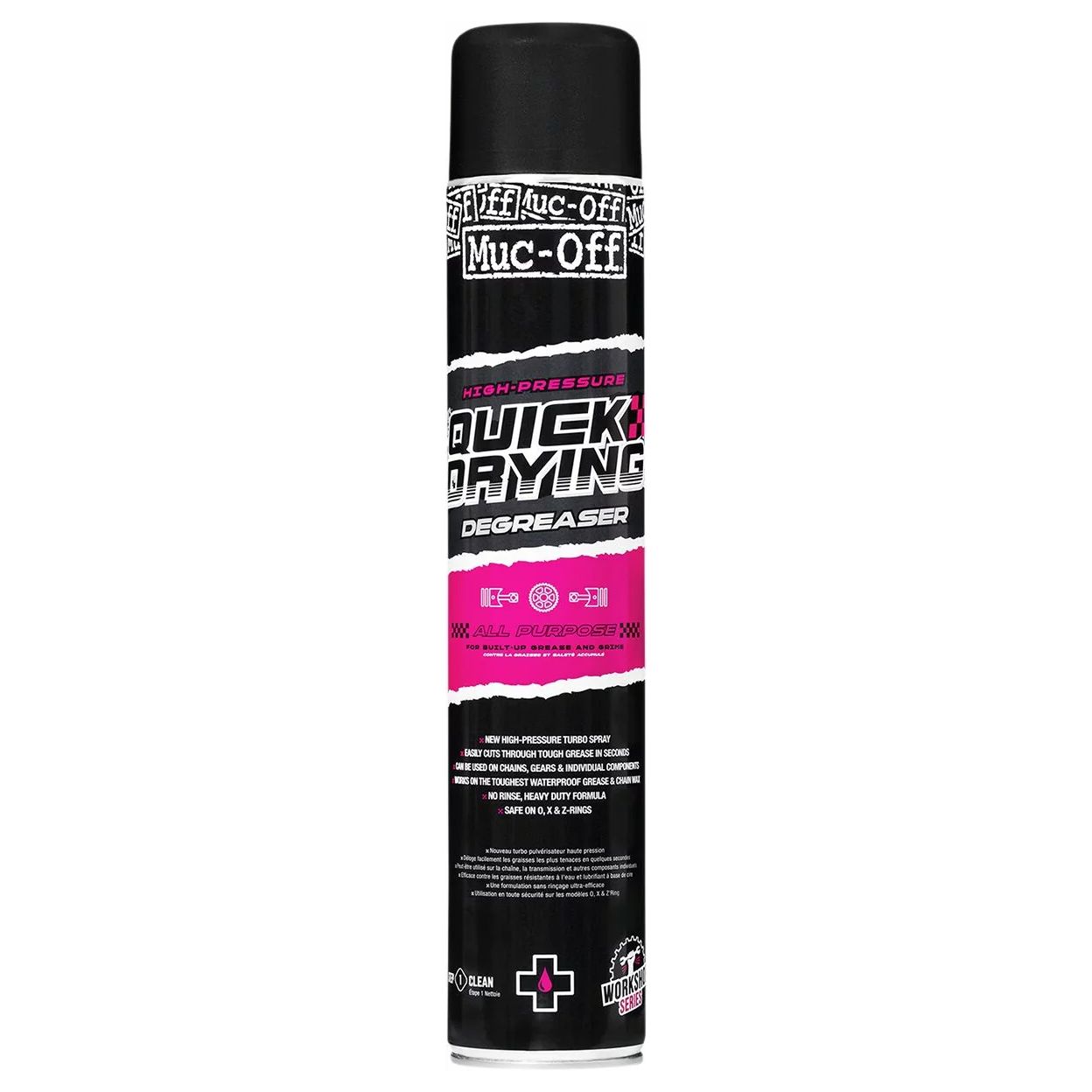 Nettoyant chaine Muc-Off High Pressure Quick Drying Degreaser - All Purpose 750ml (6)