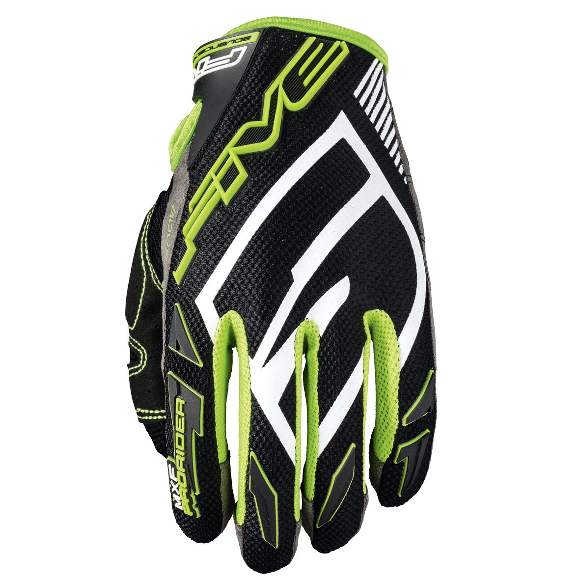 Gants cross Five MXF PRORIDER S BLACK / FLUO GREEN 2019