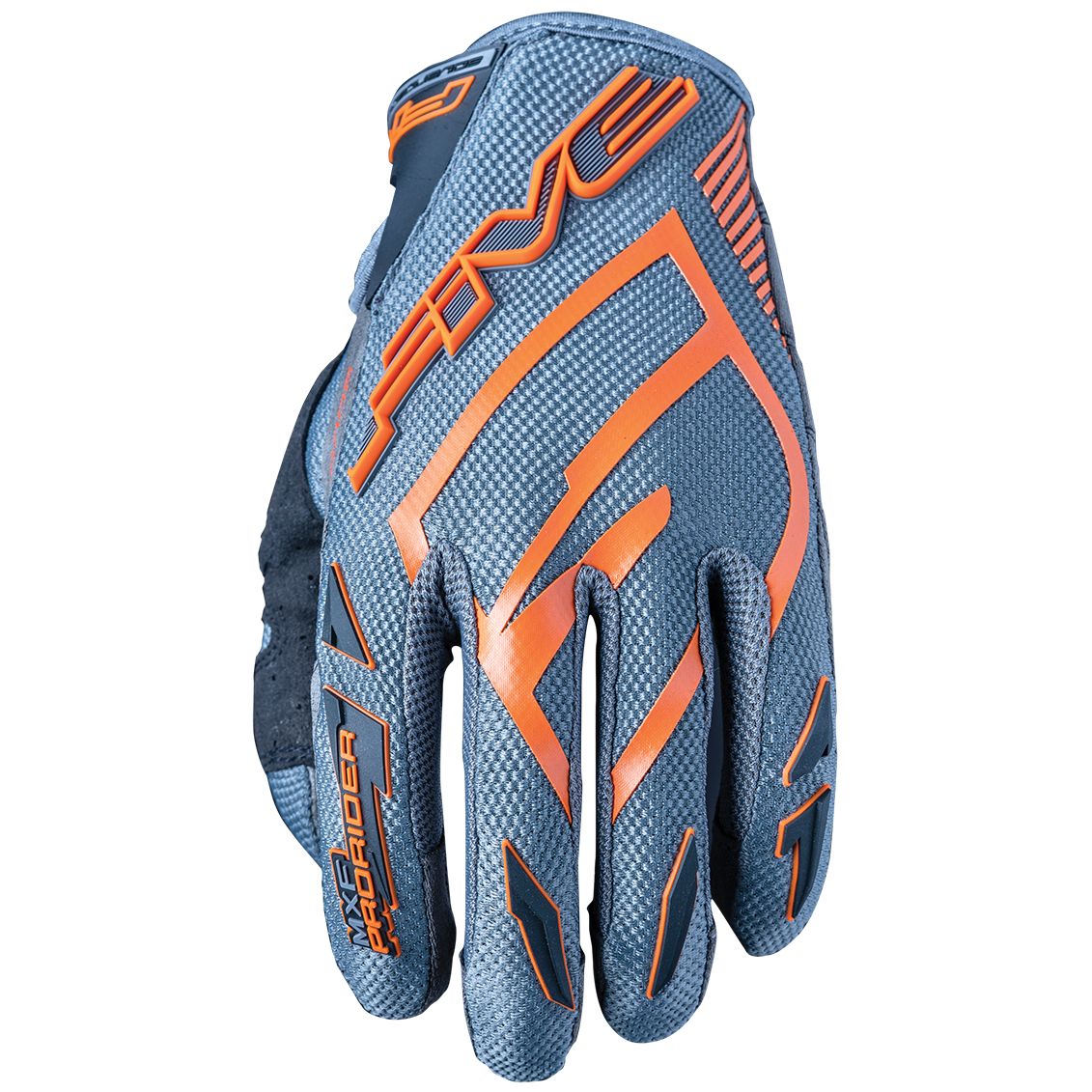 Gants cross Five MXF PRORIDER S - GREY ORANGE 2023