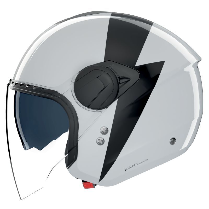 NOLAN Casque jet Nolan N20-2 VISOR IMPETO — noir et blanc
