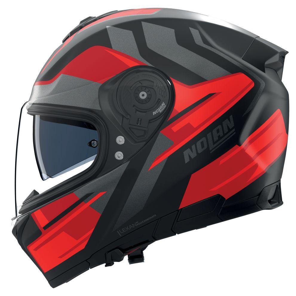 NOLAN Casque intégral Nolan N80-8 TRITTICO — noir, gris et rouge