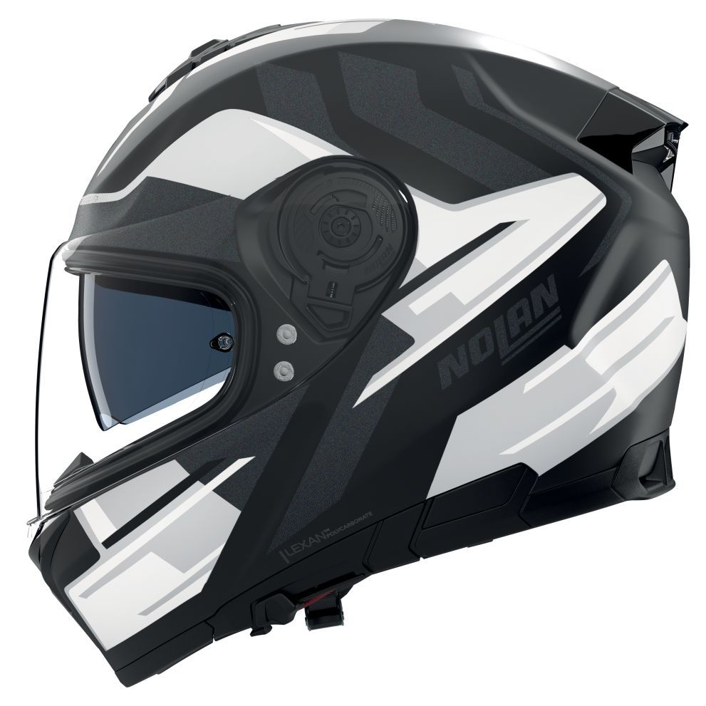 NOLAN Casque intégral Nolan N80-8 TRITTICO — noir, gris et blanc