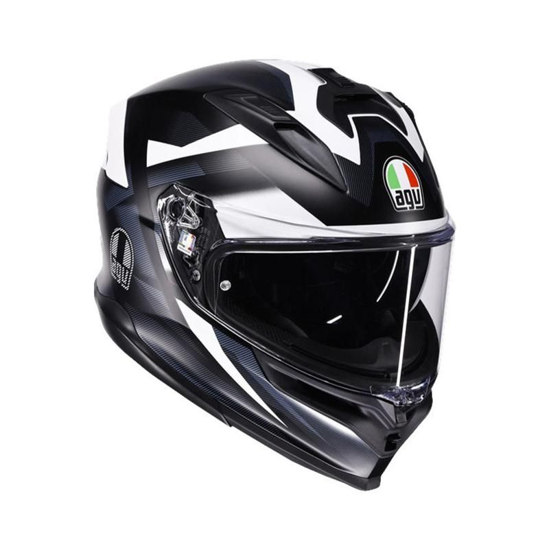 AGV Casque intégral AGV K7 - GLIMPSE — noir et blanc mat