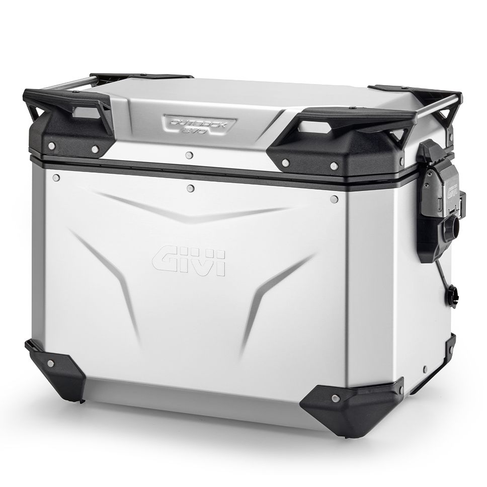 Valise Givi OUTBACK EVO 48L ANODISE GAUCHE SANS BARILLET (BARILLET SLR..)