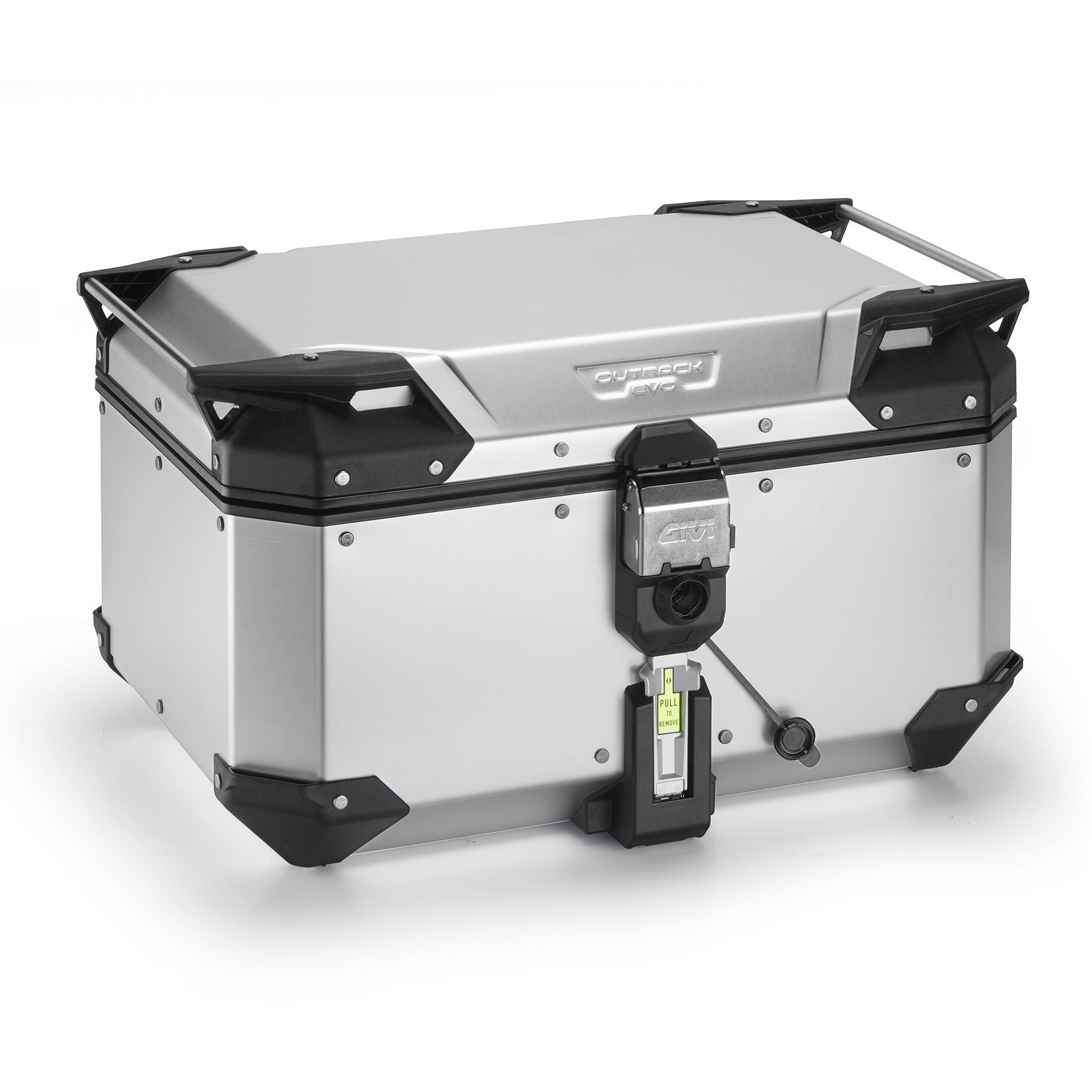 Top case Givi TREKKER OUTBACK EVO SMART 58 Litres (SANS BARILLET) - Anodisé