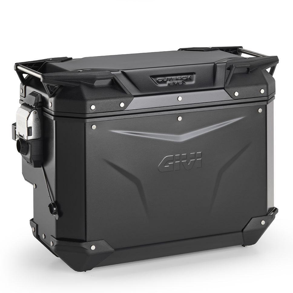 Valise Givi TREKKER OUTBACK EVO SMART 40 LITRES A DÉGAGEMENT (COTE DROIT) SANS BARILLET - Noir