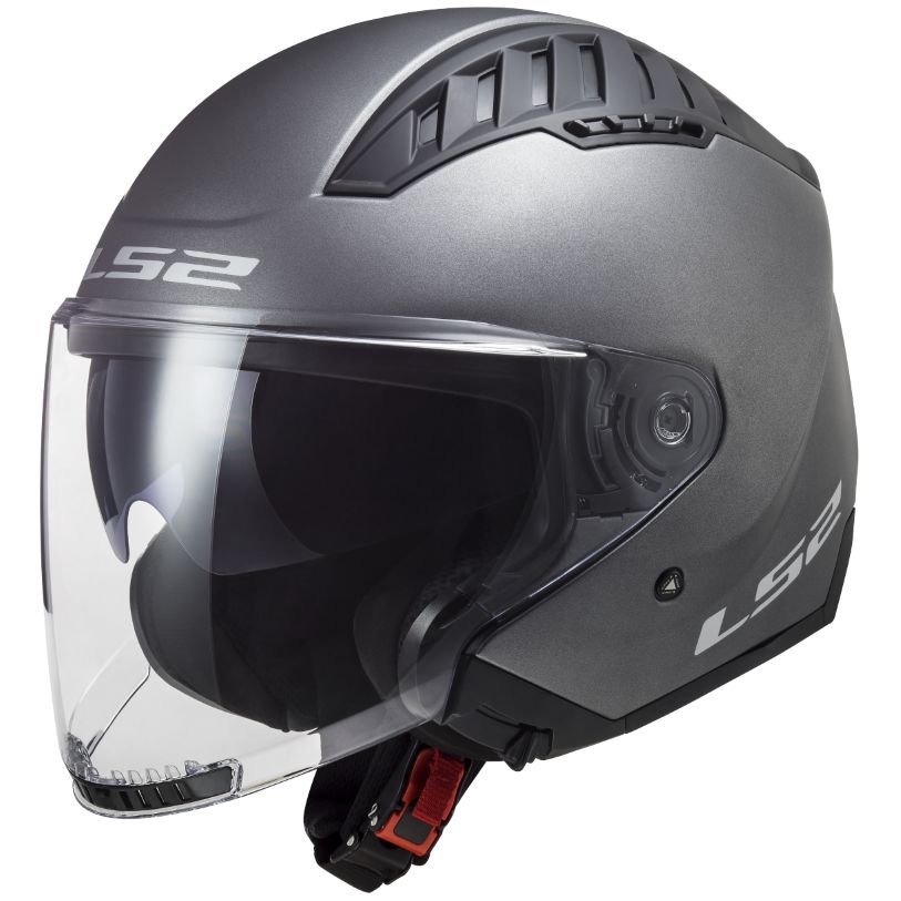 LS2 Casque jet LS2 OF600 COPTER II — titane mat