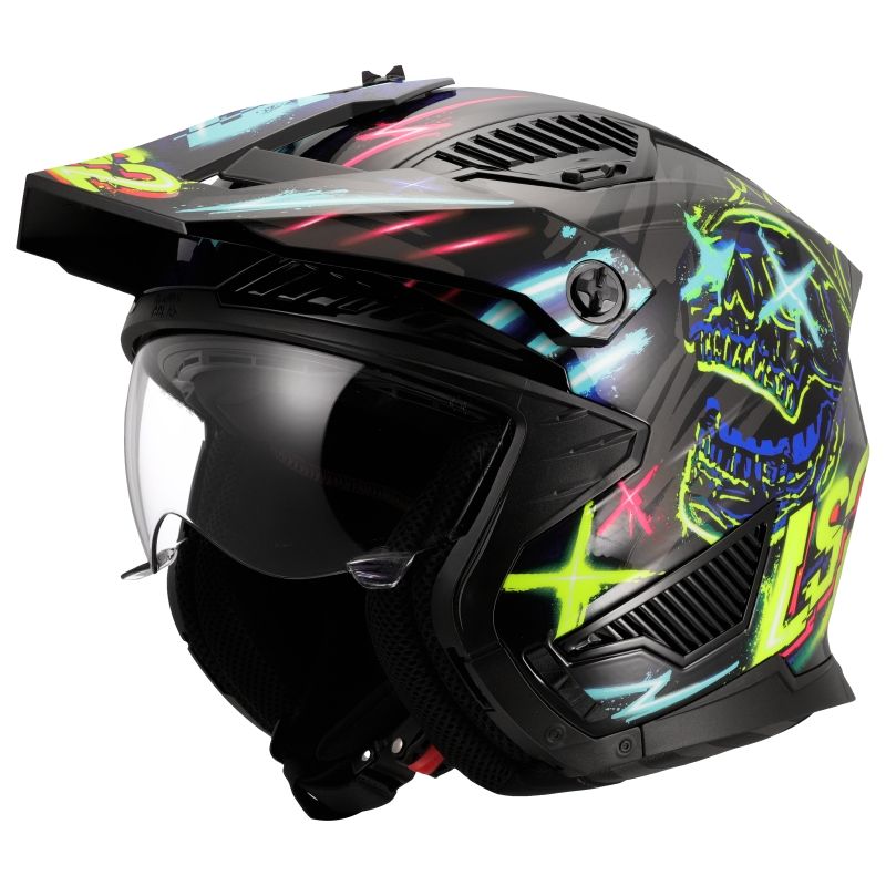 Casque jet LS2 OF606 DRIFTER - RAYZ