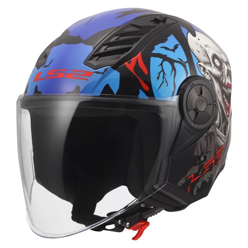 Casque jet LS2 OF616 - AIRFLOW II - ZOMBIE II